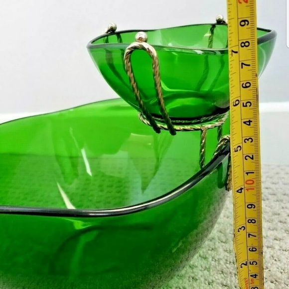 VERECO France Chip N Dip Emerald Bowls & Anchor - Picture 7 of 7